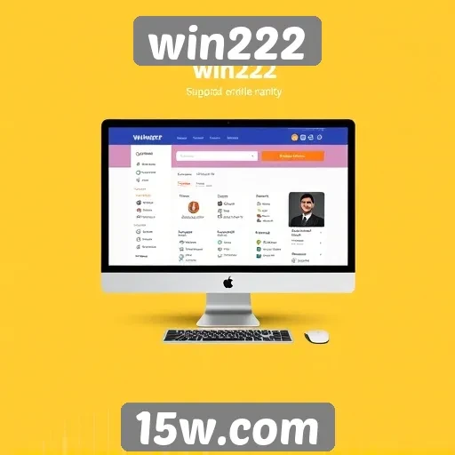 explorando a interface do usuário do site win222